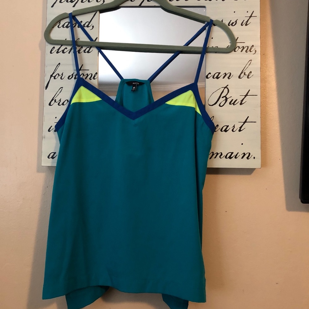 Size M. Hurley. Blue, green and yellow tank